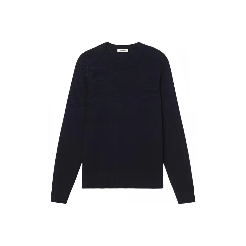 Sandro Cashmere Sweater Men's Dark Blue-0