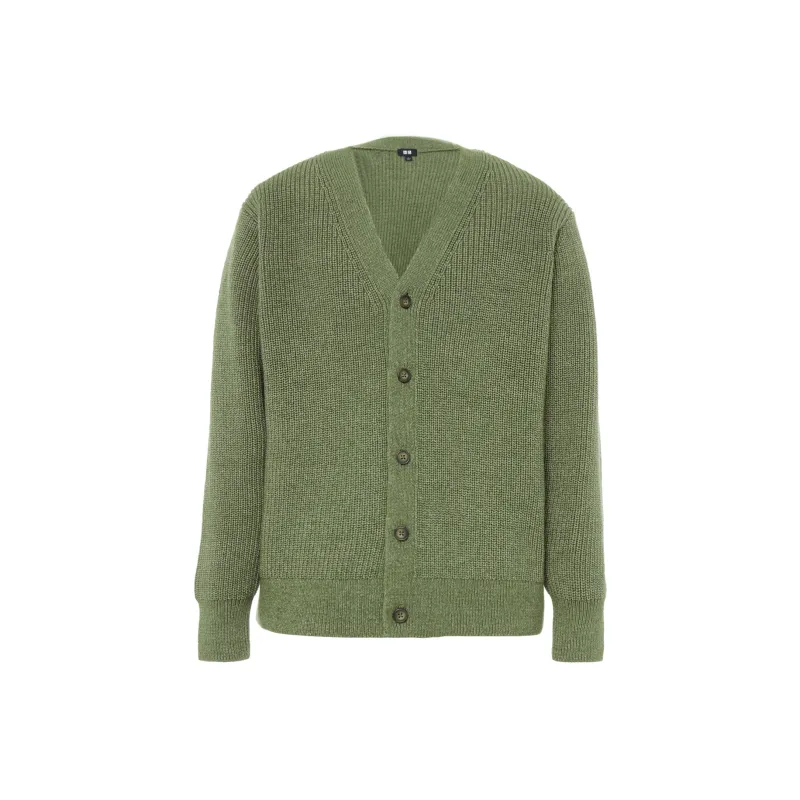 UNIQLO Knitwear Men Olive-0