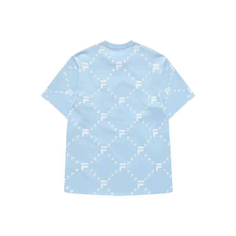 FILA FUSION T Shirt Unisex Light Sky Blue-1