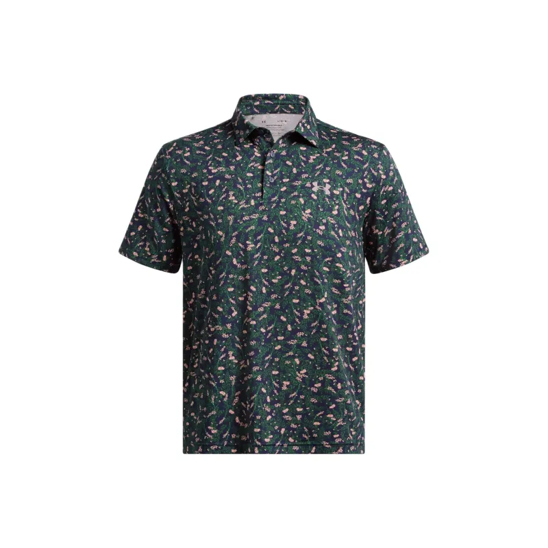 Under Armour Playoff 3.0 Polo Shirt Men's Forest Green-0