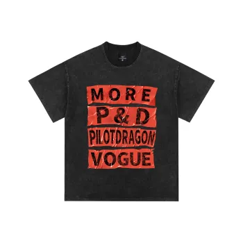 PILOTDRAGON T Shirt Unisex Faded Black
