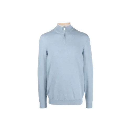 FEDELI Favonio Quarter zip Cashmere Jumper