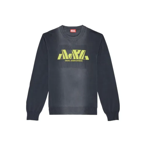 DIESEL K Samos Logo Detailed Crewneck Jumper