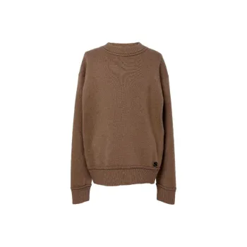 Sacai Long Sleeved Crewneck Knitted Jumper