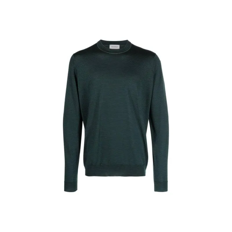 JOHN SMEDLEY Gare Striped Merino Jumper-0