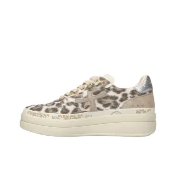 PREMIATA MICOL 7444 Low Top Casual Shoes Women's Leopard Print