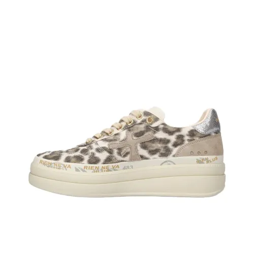 PREMIATA MICOL 7444 Low Top Casual Shoes Women's Leopard Print