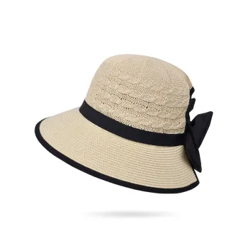 Mulinsen Straw Woven Bucket Hats Unisex Multicolor