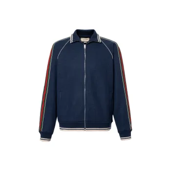 GUCCI Cashmere Zip Up Jacket