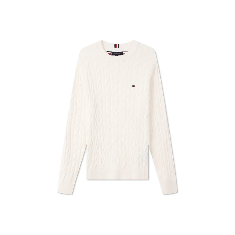 Tommy Hilfiger Cable-knit Crew-neck Sweater-3