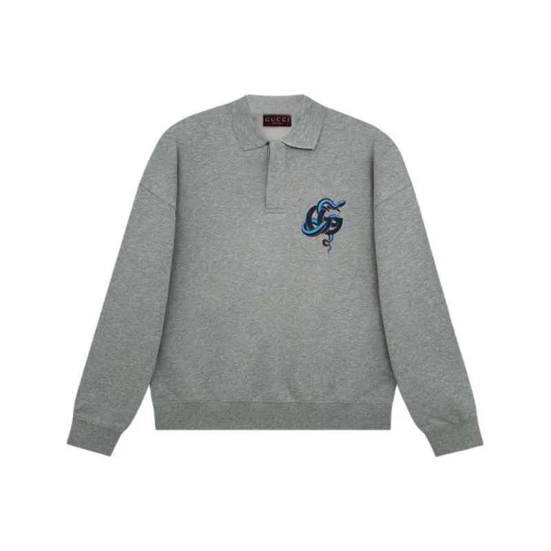 GUCCI SS25 Sweatshirt Men's Heather Gray-0