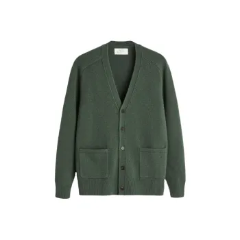 ZARA Knitwear Men Light Khaki Green