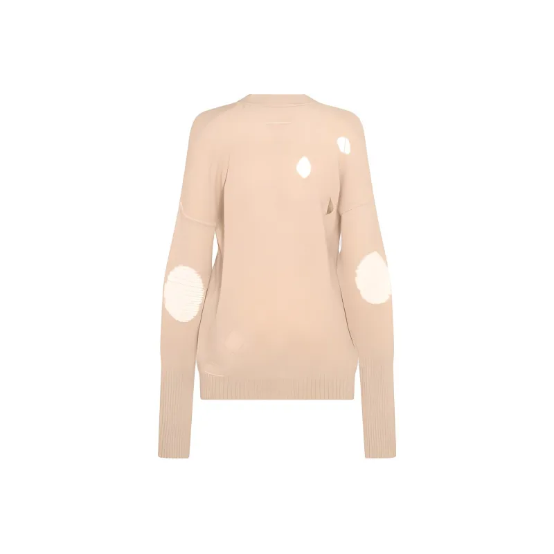 MM6 Maison Margiela Lightweight Distressed Button Up Cardigan-1