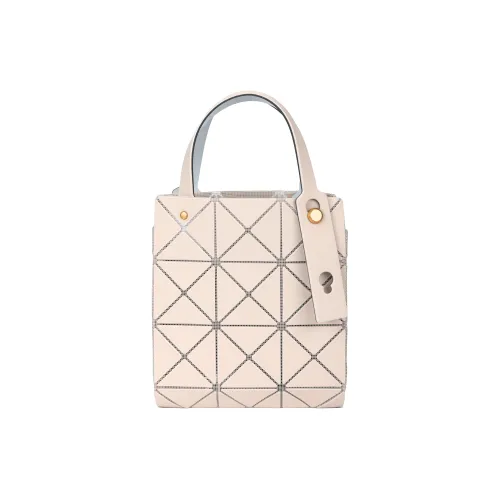 ISSEY MIYAKE CARAT Polyvinyl Chloride Resin Diamond Handbag Women's Beige