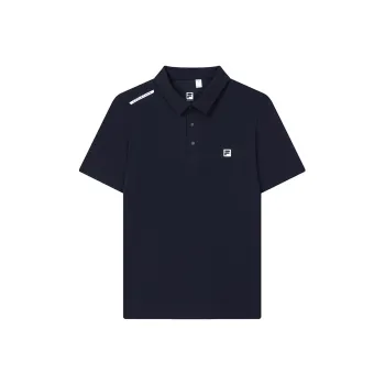 FILA Fitness Polo Shirt Men's RD Royal Blue