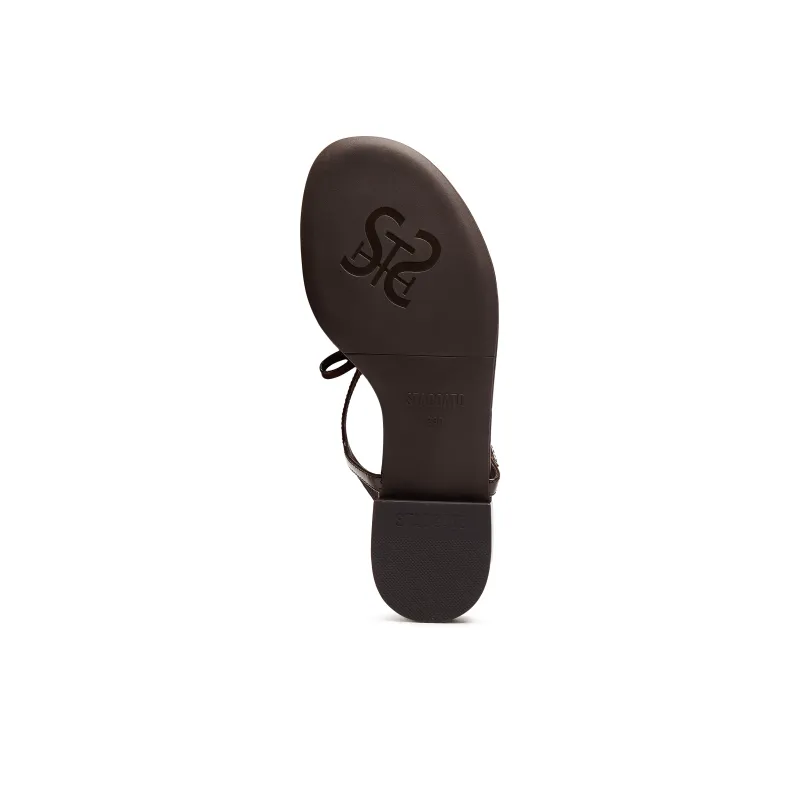 Staccato One Strap Sandals Women's Caramel Coffee-4