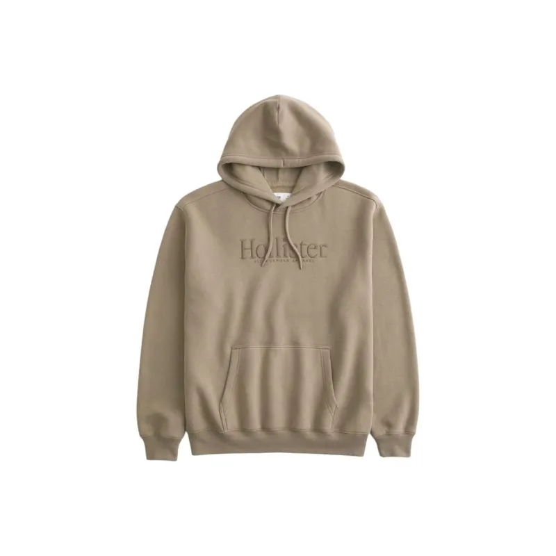 Hollister Sweatshirt Unisex Light Brown-0