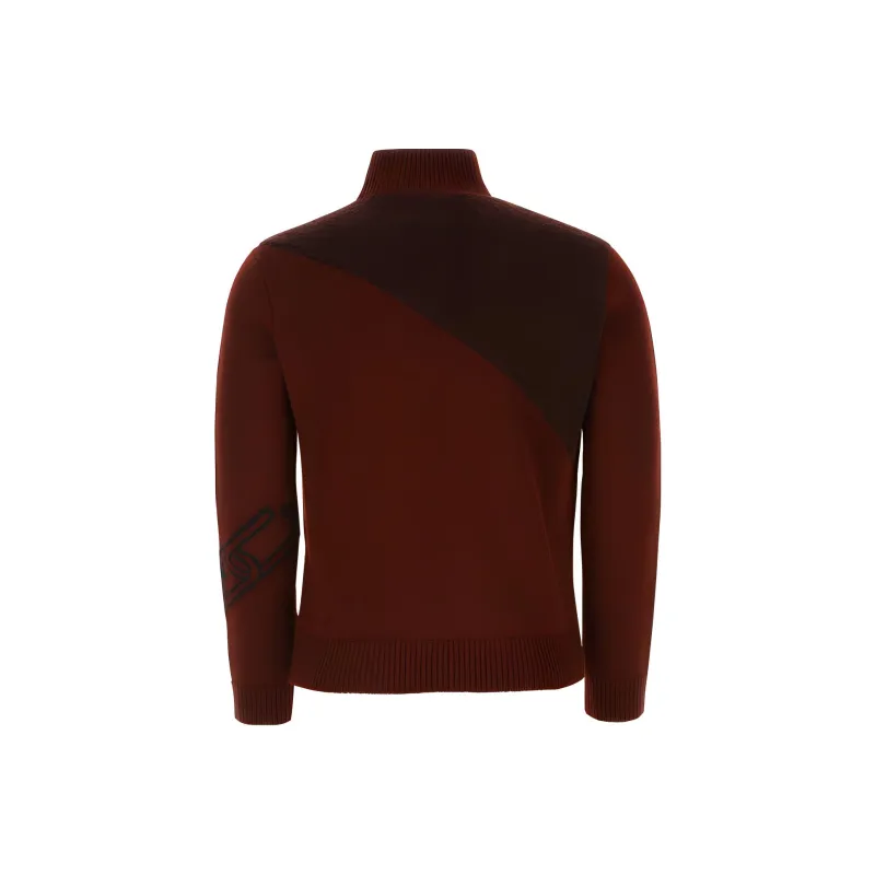 FENDI FW22 Sweater Men's Burgundy-1