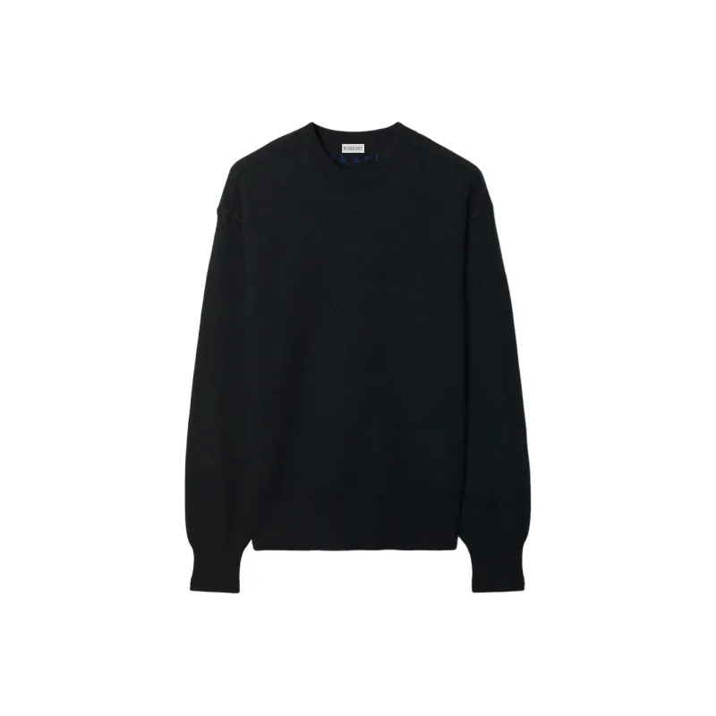 Burberry Logo embroidered Wool Jumper-0