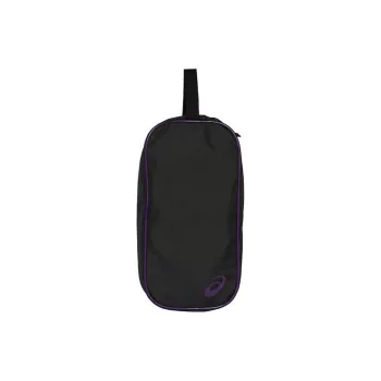Asics Polyester Storage Bag Unisex Black & Purple