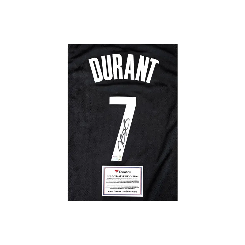 Huayitaojin Nets Basketball Fan Supplies With Fanatics Official Signed Company Certificate, Not Framed Black Unisex-3