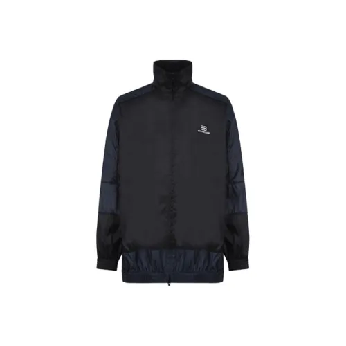 Balenciaga Bb Print Nylon Full Zip Jacket
