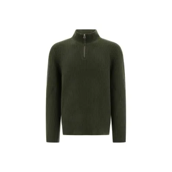 A.P.C High Neck Ribbed Knitted Jumper