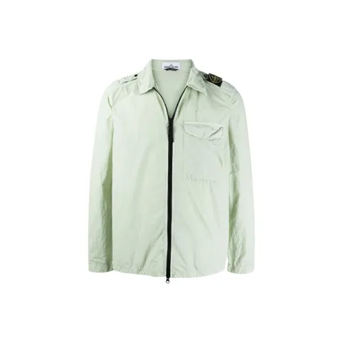 STONE ISLAND SS21 Jackets Coats Men's Light Green