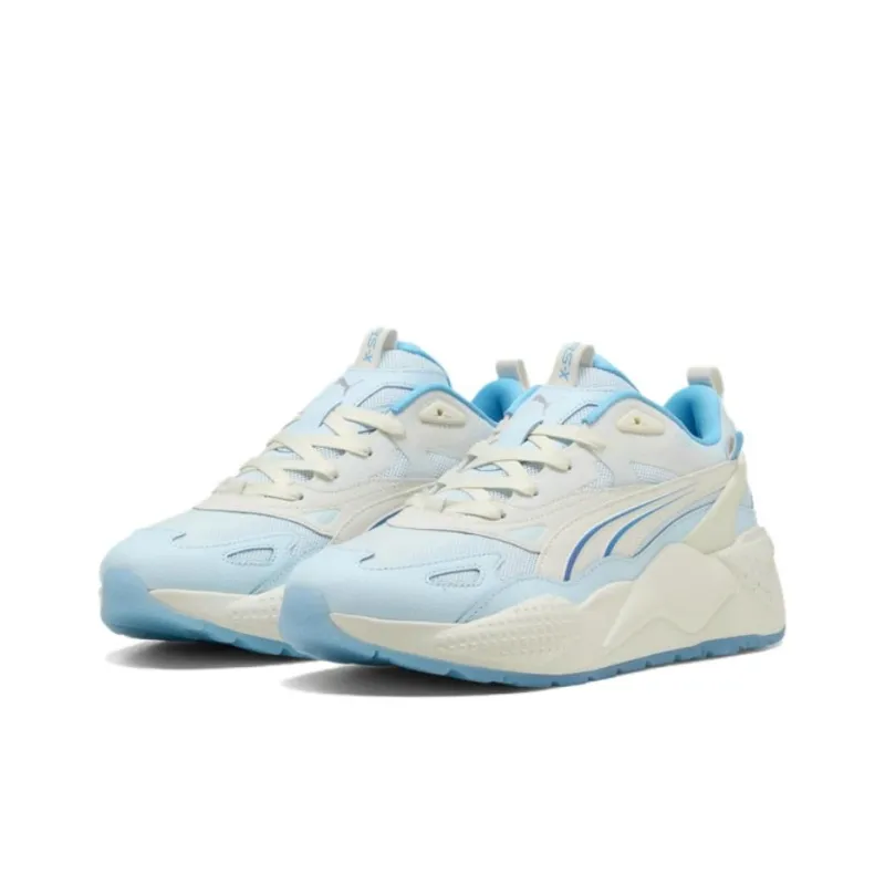 PUMA RS X Low Top Casual Shoes Unisex White Blue-2