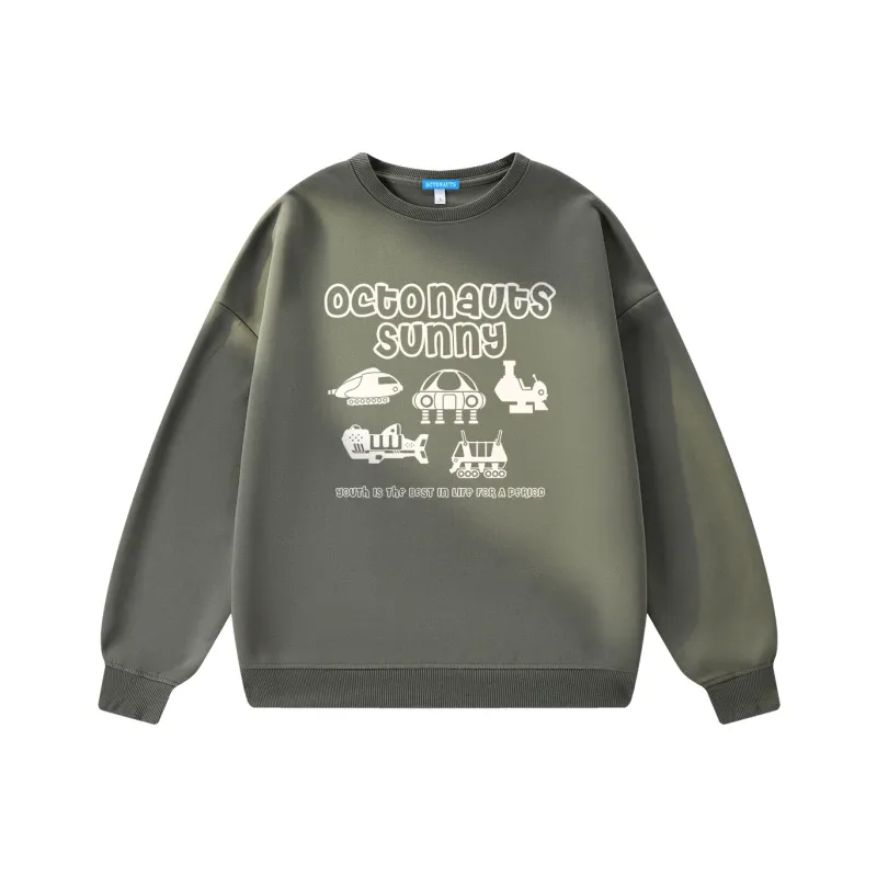 Small Columns Under The Sea Sweatshirt Unisex-10