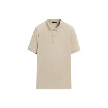 Massimo Dutti Polo Shirt Men's Ochre