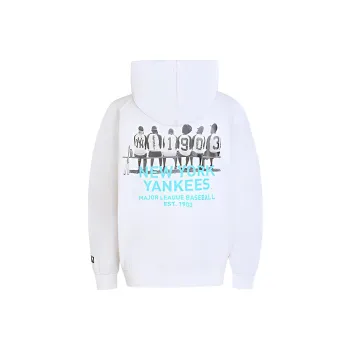 MLB Nylogo Sweatshirt Unisex White