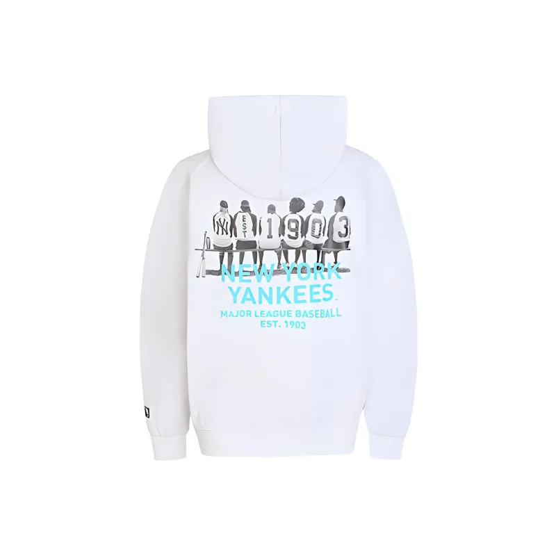 MLB Nylogo Sweatshirt Unisex White-0