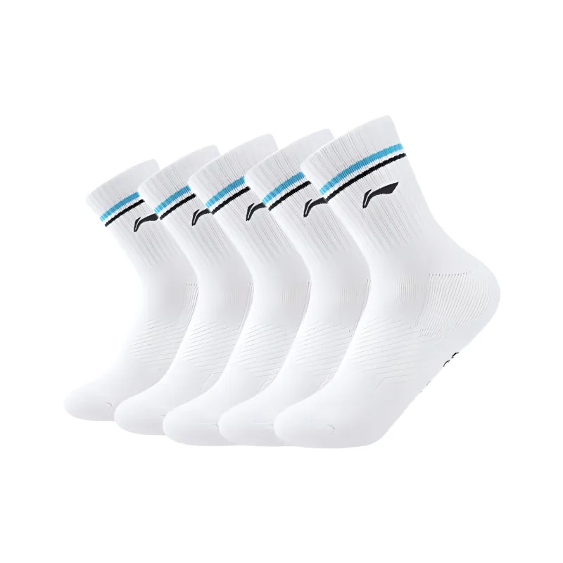 LiNing Mid Calf Socks Unisex Multi double Loading-6