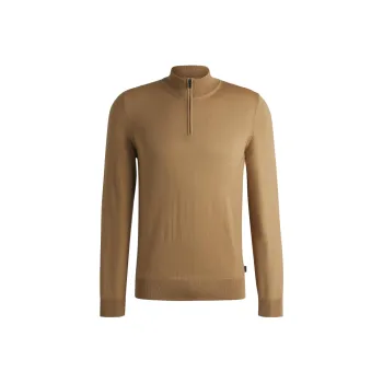 HUGO BOSS Half Zip Knitted Jumper