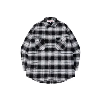 FAIRWHALE Shirt Unisex Black White Square