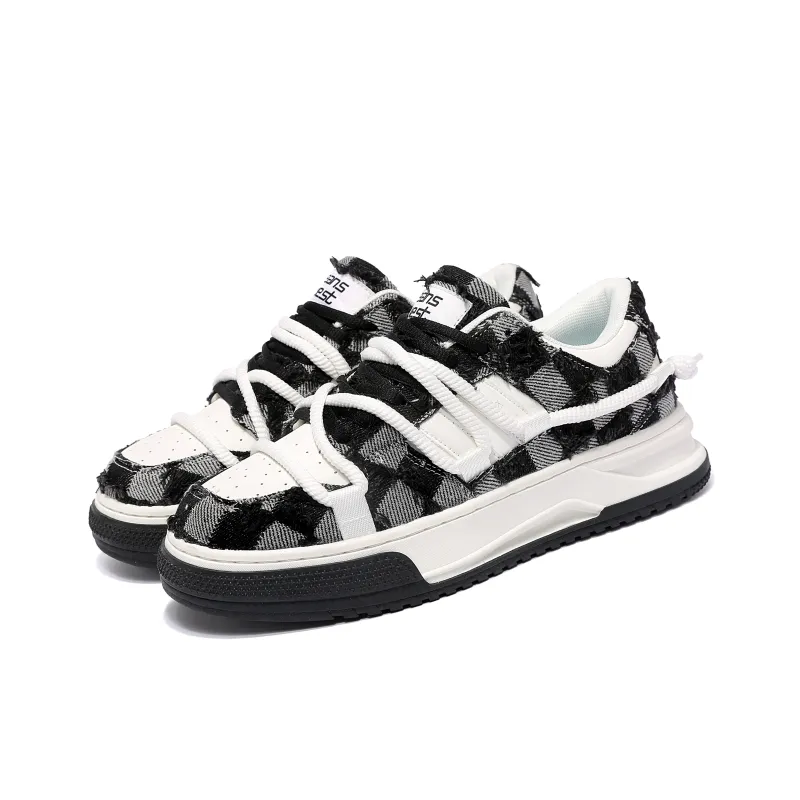 JEANSWEST Creative Workshop Slip Resistant, Abrasion Resistant, Breathable Low Top Skateboard Shoes Unisex-3