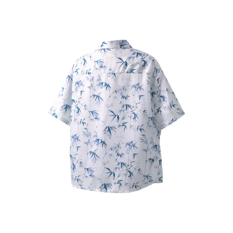BEAR UNION Short Sleeved Shirt Unisex White-1
