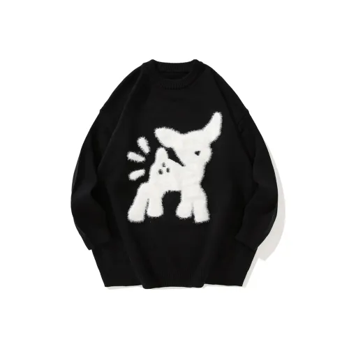 MPUX Creative Deer Casual Unisex Sweater