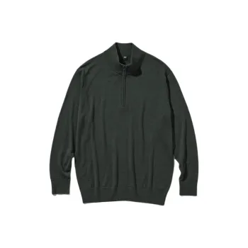 UNIQLO Sweater Unisex Dark Olive