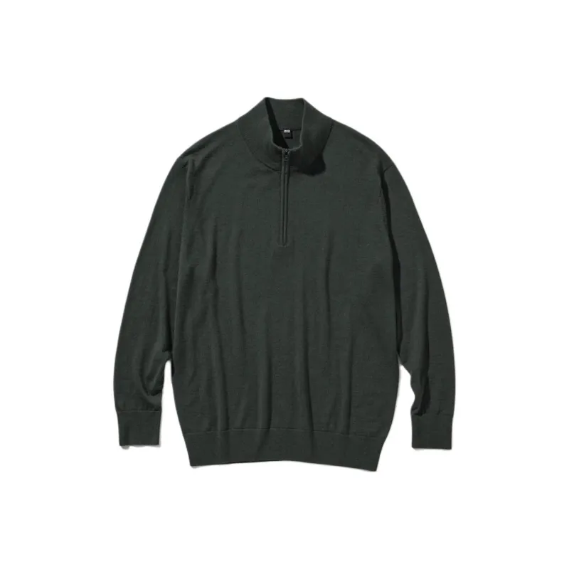 UNIQLO Sweater Unisex Dark Olive-0