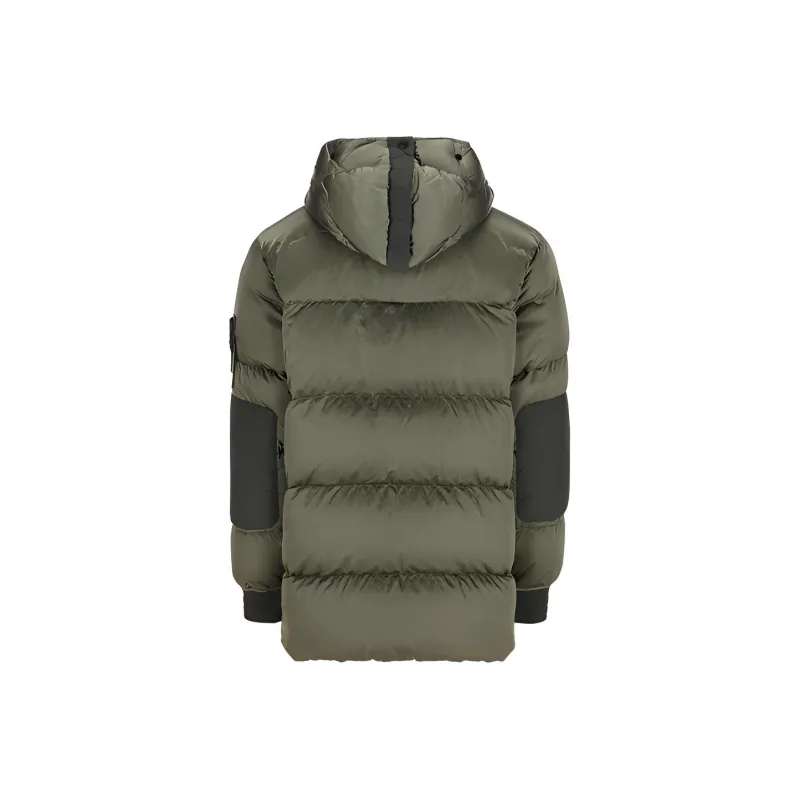 STONE ISLAND Down Jacket Men's Green-1