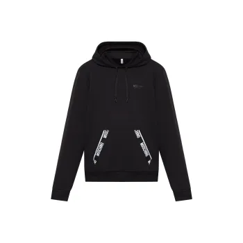 MOSCHINO Logo Detailed Drawstring Hoodie