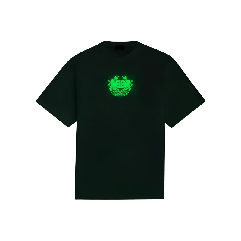 Balenciaga Logo Here Boxy T Shirt-4