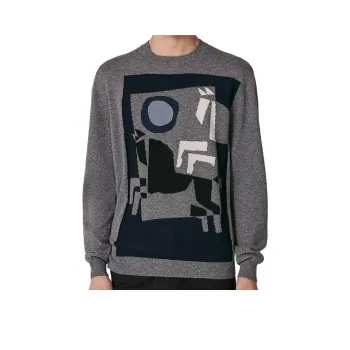 HERMES Knitwear Men Steel Gray