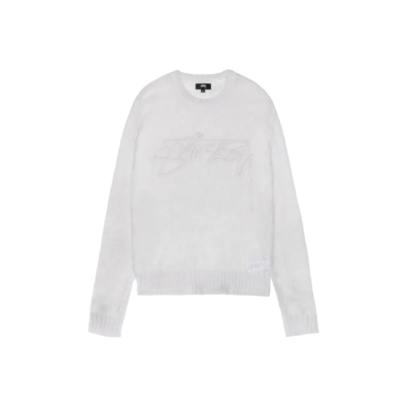 Stussy Loose Knit Logo Sweater-3