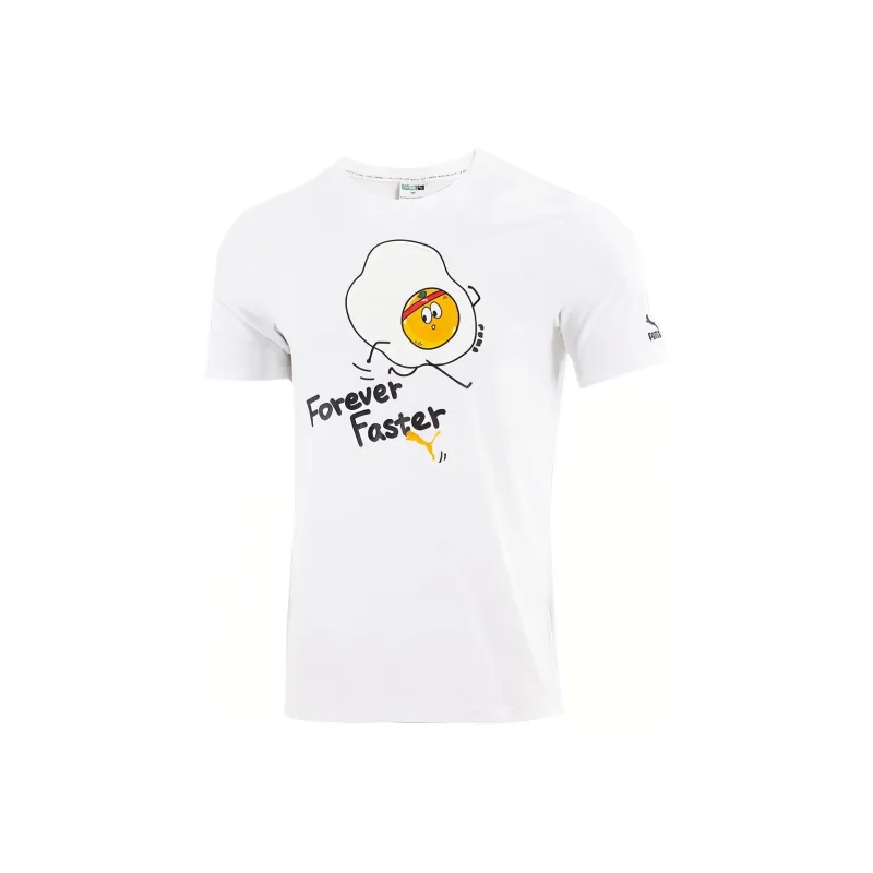 PUMA Set-in Sleeve T-Shirt Men's White-0
