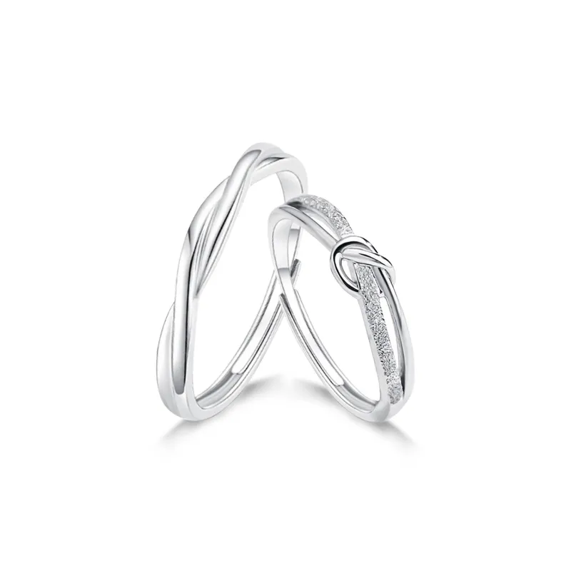 NUSQ Sterling Silver Rings Unisex-0