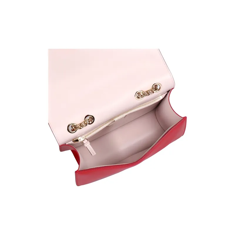 FERRAGAMO Leather Crossbody Bag, Shoulder Bag Regular Women's Red-8