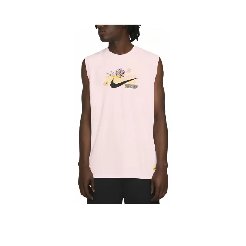 Nike Tank Tops Men Pink-0